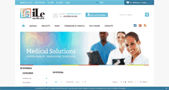 Desktop Screenshot of ilemedical.it